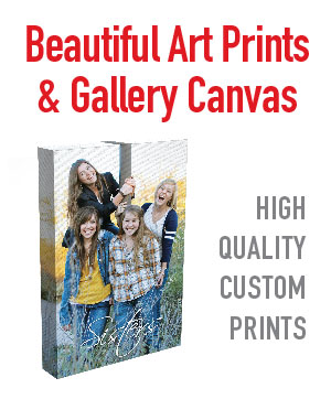 Your photos and artwork printed on custom gallery canvas. We can ad design elements for a truly custom look. Art Printer in Mesa AZ serving the entire valley.